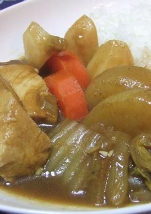 ぶり＆冬野菜のスパイシー和カレー-レシピのメイン写真