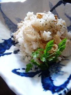 ほたての洋風炊き込みご飯-レシピのメイン写真