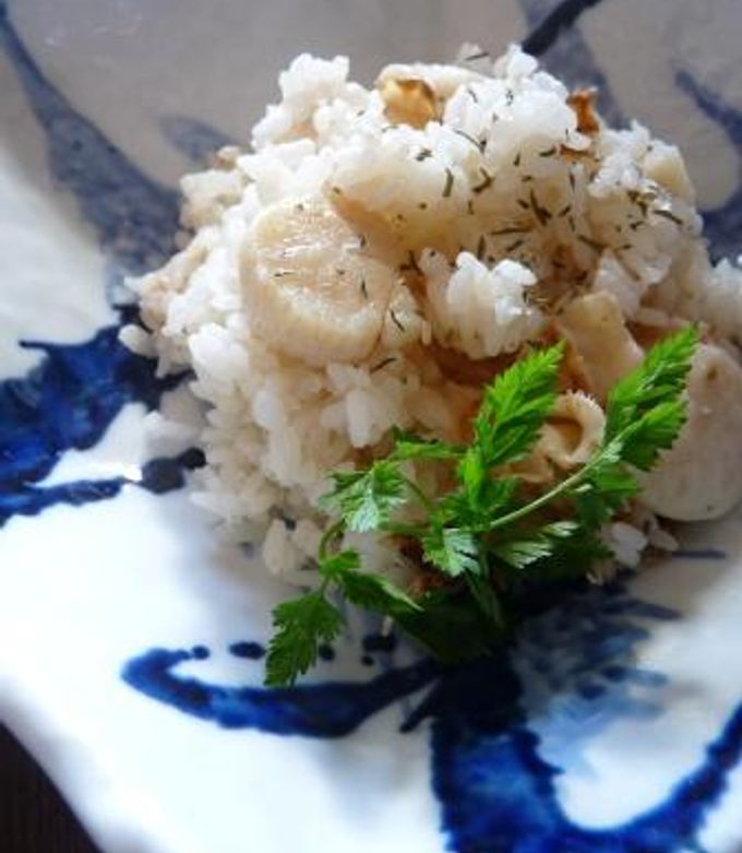 ほたての洋風炊き込みご飯-レシピのメイン写真