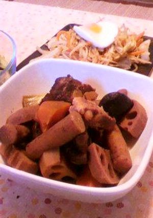 ぶちゃなんこちゅ(豚軟骨の煮物)-レシピのメイン写真