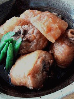ぶつ切り鶏と馬鈴薯のこっくり煮。-レシピのメイン写真