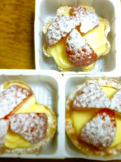 バレンタイン☆苺のカスタードタルト①-レシピのメイン写真