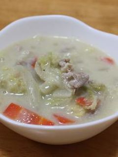 白菜の豆乳シチュー-レシピのメイン写真