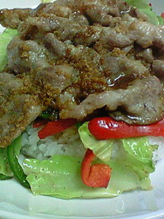 カフェ飯風♪ランチに〜しょうが焼き丼-レシピのメイン写真