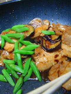 茄子豚バラ甜面醤炒め-レシピのメイン写真