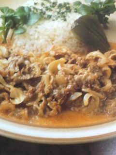 簡単!でも本格!ビーフストロガノフ★-レシピのメイン写真