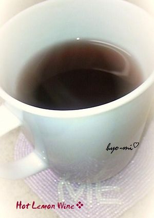ホットレモンワイン♪お手軽で飲みやすーい-レシピのメイン写真