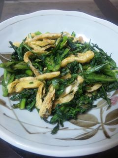 簡単☆春菊の炒め物-レシピのメイン写真