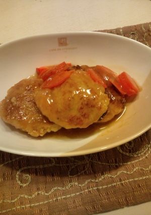 鶏肉のつくねバーグ煮☆-レシピのメイン写真