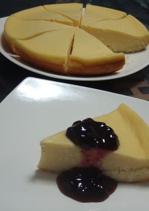 炊飯器でさっぱりチーズケーキ-レシピのメイン写真