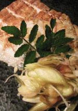 鰻の白焼きをミョウガで★-レシピのメイン写真
