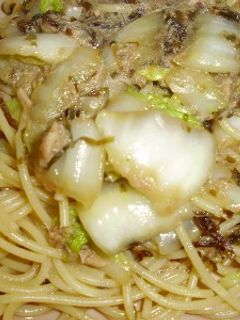塩コブで作る簡単和風パスタ-レシピのメイン写真