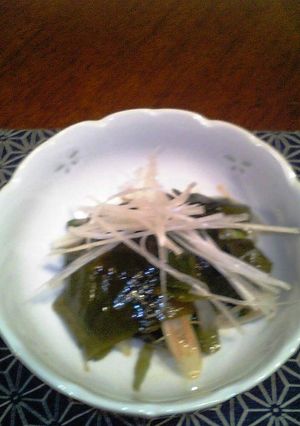 簡単♪おつまみ わかめの中華風和え物-レシピのメイン写真