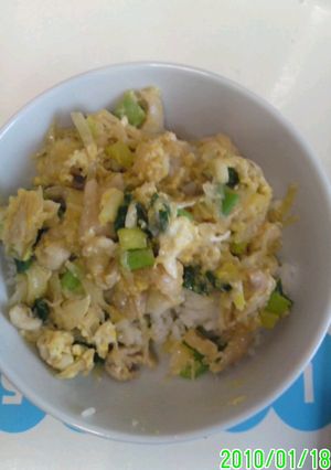 鶏皮丼-レシピのメイン写真