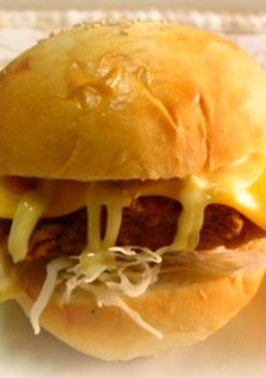 レンジパンでバーガー♪-レシピのメイン写真