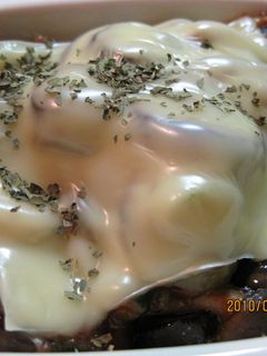 ♬茄子とオクラのお餅グラタン♪-レシピのメイン写真