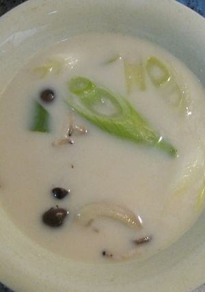 長葱のミルク味噌スープ-レシピのメイン写真