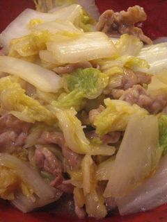 豚肉と白菜のシンプル炒め-レシピのメイン写真