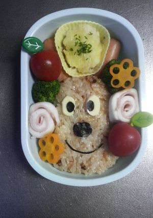 キャラ弁 名犬チーズだよ♪-レシピのメイン写真