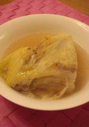 ★お鍋におまかせ！簡単白菜重ね蒸し★-レシピのメイン写真