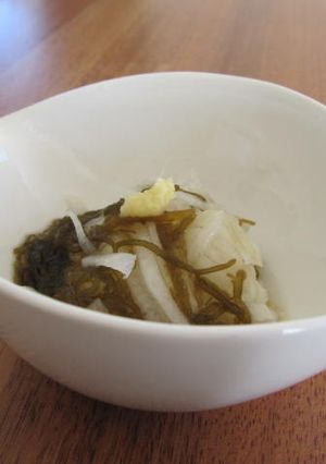 簡単大根の酢の物(モズク酢和え)-レシピのメイン写真