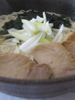 ゆで豚スープ利用のにゅうめん-レシピのメイン写真