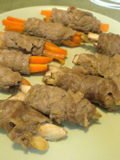 エリンギの牛肉テリヤキ巻-レシピのメイン写真