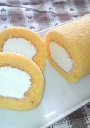 45分で☆シンプルロールケーキ☆-レシピのメイン写真