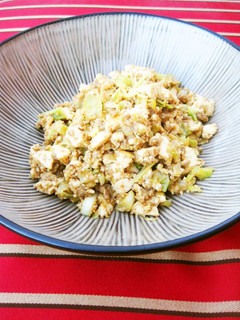 簡単!豆腐のくずし炒め-レシピのメイン写真