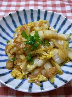 白菜と揚げ玉の炒め煮☆-レシピのメイン写真