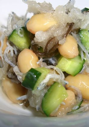 大豆とちりめんじゃこのおろしあえ-レシピのメイン写真