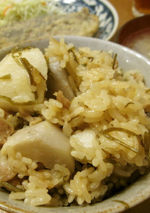 豚バラと里芋の炊き込みご飯-レシピのメイン写真