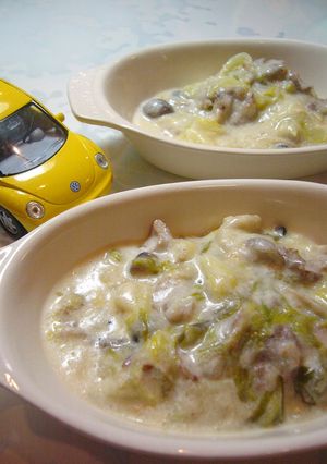 簡単すぐできる☆白菜のクリーム煮-レシピのメイン写真