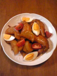 鶏手羽先の甘辛煮-レシピのメイン写真