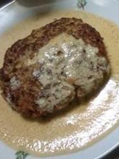 クリームソース❤ハンバーグ-レシピのメイン写真