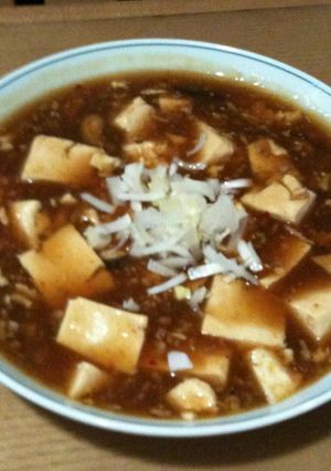 自宅の食材で作るクイック麻婆豆腐-レシピのメイン写真