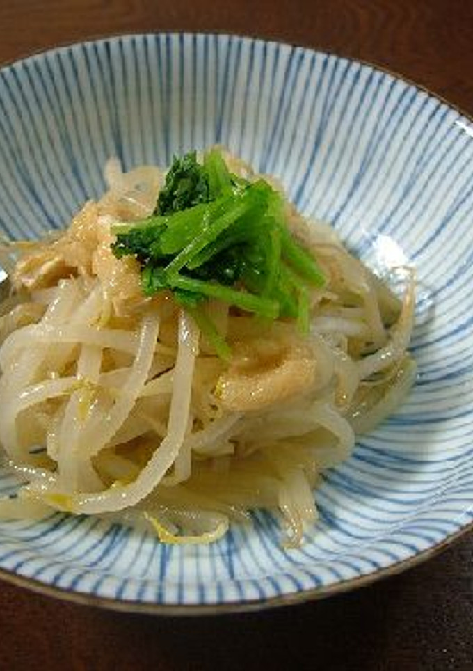 もやしと油揚げの煮びたし-レシピのメイン写真