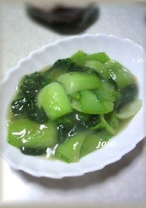 ☆チンゲン菜だけでご飯がすすむ塩炒め☆-レシピのメイン写真