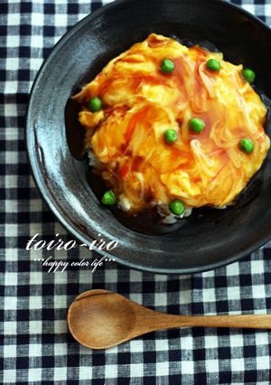 とろ～り♪ふわ～ん♪カニカマ天津飯★-レシピのメイン写真