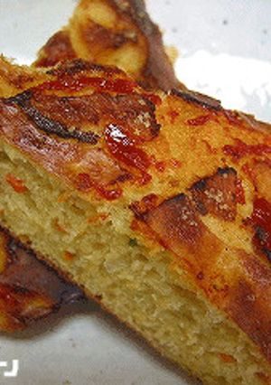 ホットケーキミックスで【簡単ピザパン風】-レシピのメイン写真