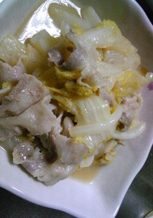 とろっとろ☆白菜と豚バラの味噌煮-レシピのメイン写真