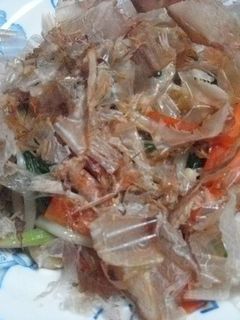 冷凍うどんde焼きうどん(しょうゆ味)-レシピのメイン写真