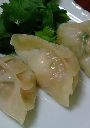 青シソとエビのぷりぷり餃子-レシピのメイン写真