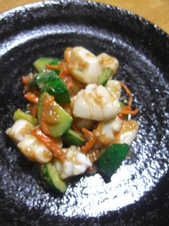 イカの胡麻和え炒め-レシピのメイン写真