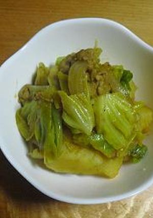 春キャベツのカレー肉じゃが-レシピのメイン写真