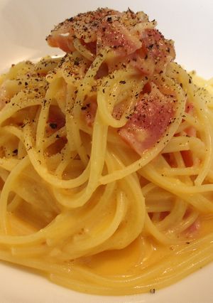 電子レンジでヨーグルトカルボナーラ-レシピのメイン写真