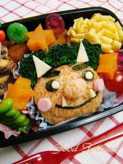 キャラ弁☆節分 赤鬼さん弁当♪-レシピのメイン写真