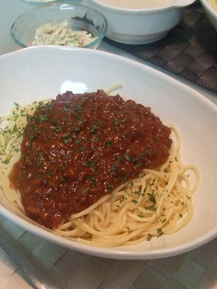 我が家のミートソーススパゲティ-レシピのメイン写真