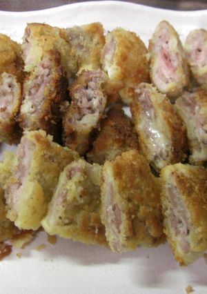 ブダ肉DEミルフィーュ☆トンカツ風☆-レシピのメイン写真