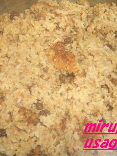 圧力鍋 玄米御飯に小豆、白ゴマを入れて♪-レシピのメイン写真